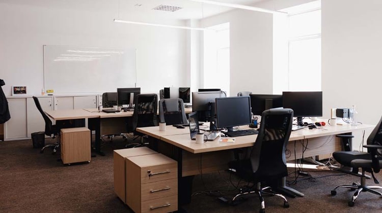 modern office space interior.